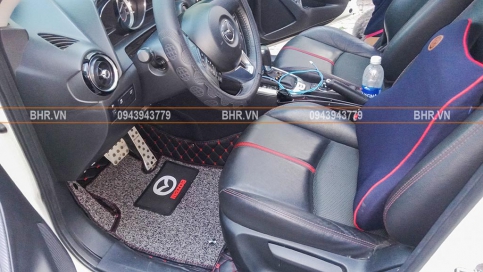 Thảm lót sàn 5D 6D Mazda 2 giá gốc tận xưởng, bảo hành trọn đời